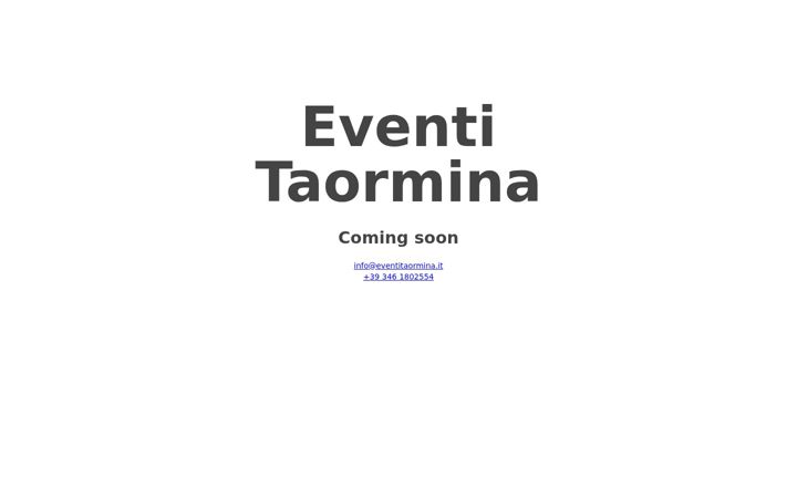 Screenshot of eventitaormina.it