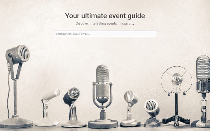 Screenshot of eventium.io