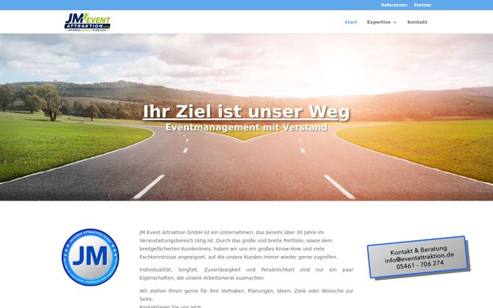 Screenshot of eventkontakt.de