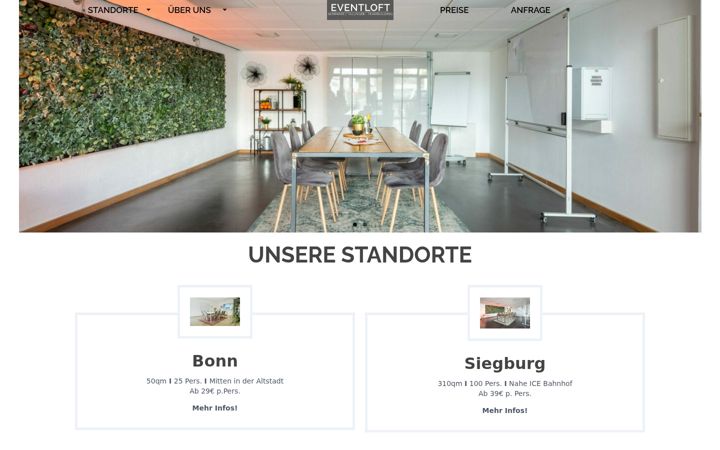 Screenshot of eventloftbonn.de