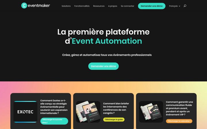 Screenshot of eventmaker.com
