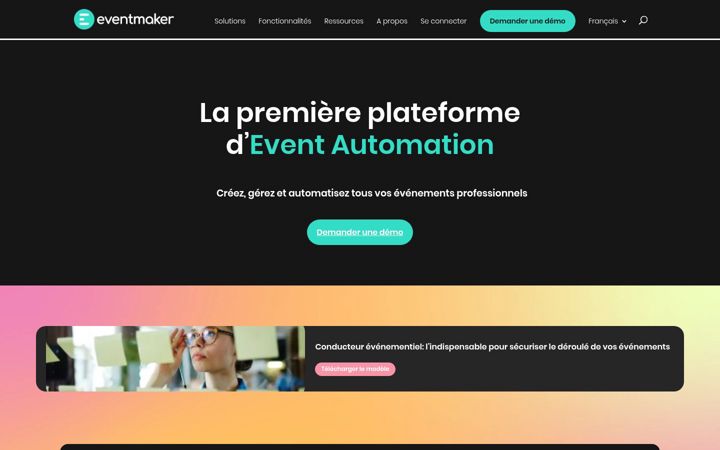 Screenshot of eventmaker.io