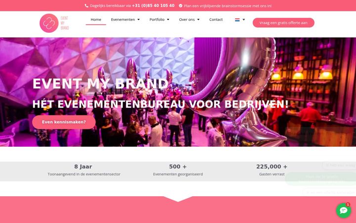 Screenshot of eventmybrand.com