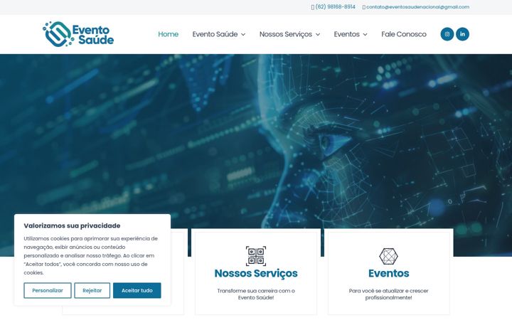 Screenshot of eventosaude.com.br