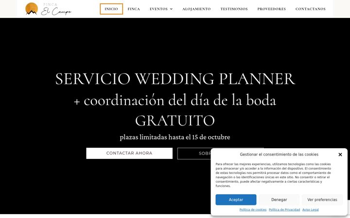 Screenshot of eventoselcampo.com