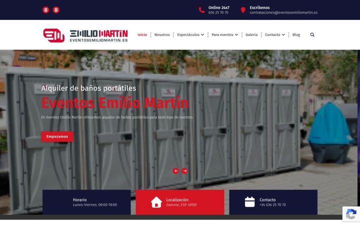 Ekrano kopija eventosemiliomartin.es