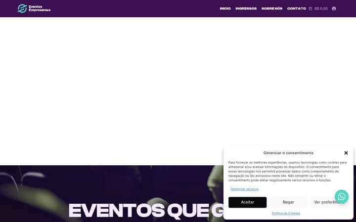 Screenshot of eventosempresariais.com.br