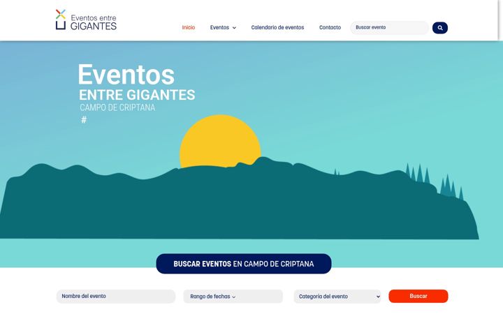 Ekrano kopija eventosentregigantes.es