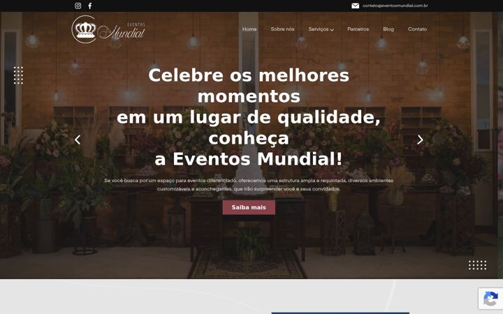 Screenshot ta' eventosmundial.com.br