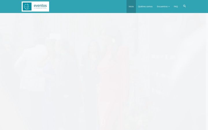 Screenshot of eventosyconferenciasue.com