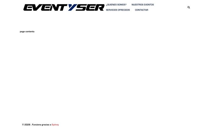 Screenshot von eventosyservicios.es