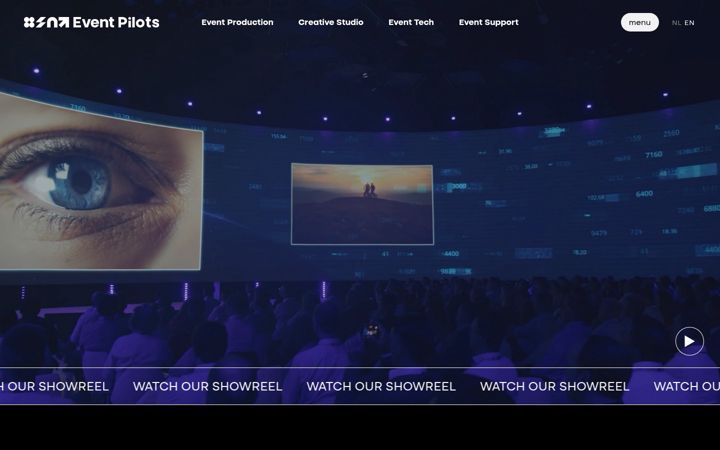 Zrzut ekranu eventpilots.be
