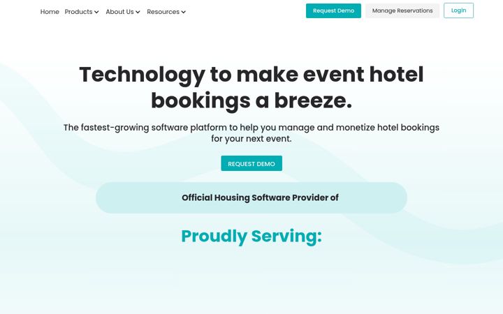 Skjermbilde av eventpipe.com