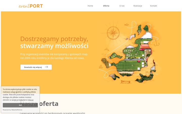 Screenshot of eventport.pl