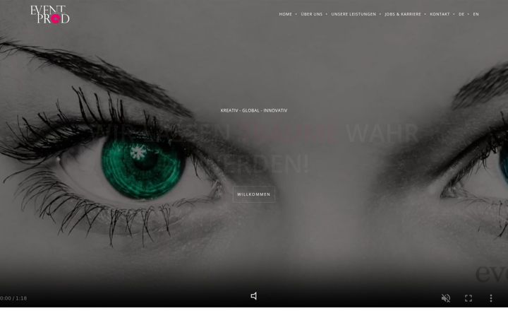 Screenshot stránky eventprod.de