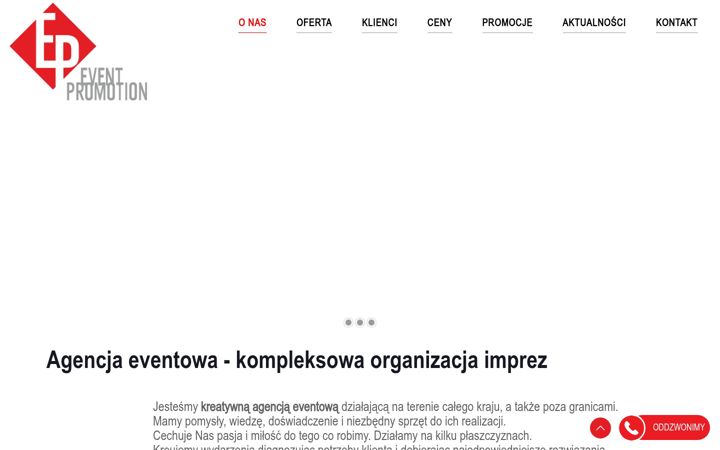 Screenshot of eventpromotion.pl