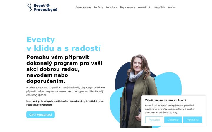 Screenshot of eventpruvodkyne.cz