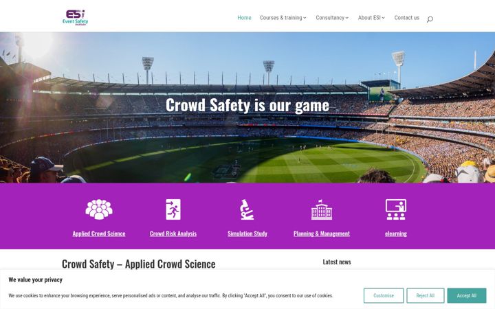 Screenshot of eventsafetyinstitute.nl
