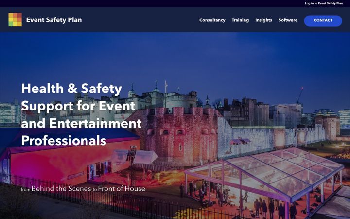 Screenshot of eventsafetyplan.com