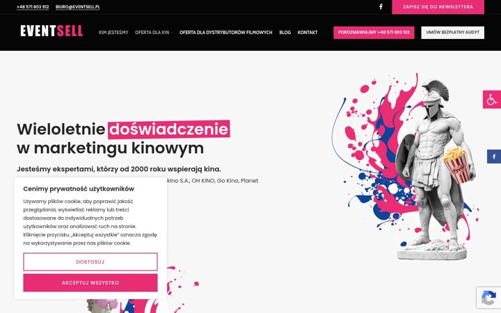 Screenshot of eventsell.pl