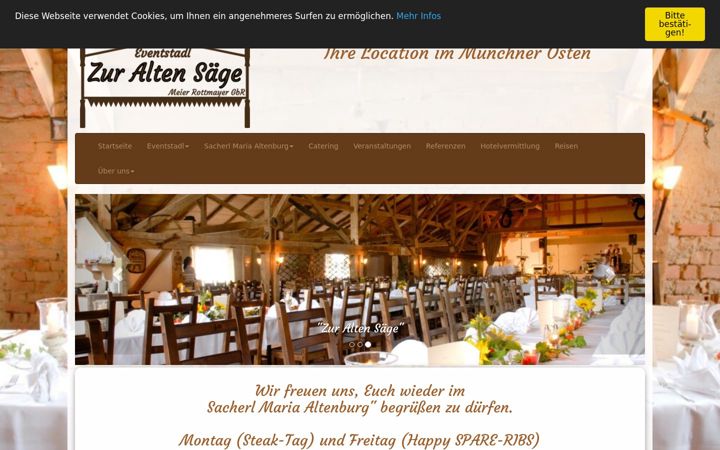 Screenshot of eventstadl-moosach.de