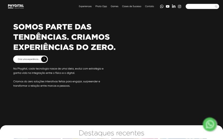 Screenshot of eventstag.com.br