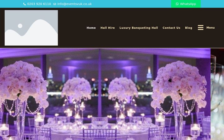 Screenshot di eventsvuk.co.uk