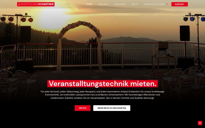 Screenshot of eventtechnik-schartner.de