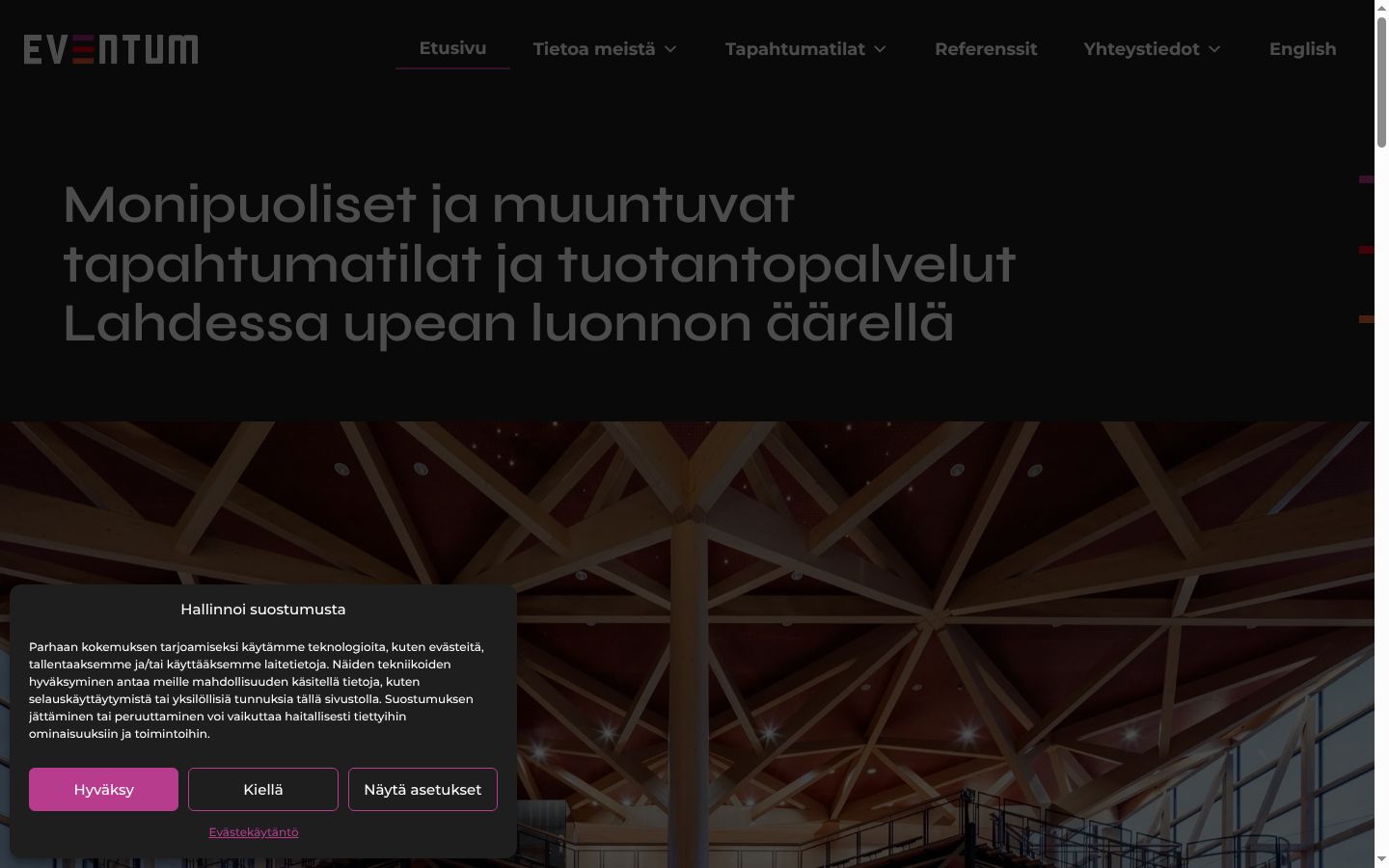 Screenshot van de toestemmingsbanner zoals getoond vóór enige interactie