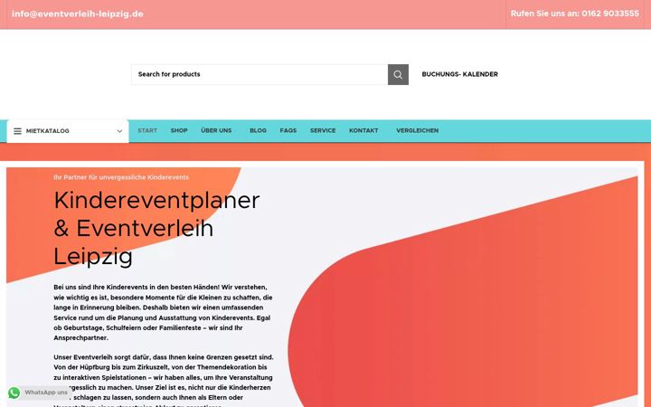 Screenshot of eventverleih-leipzig.de