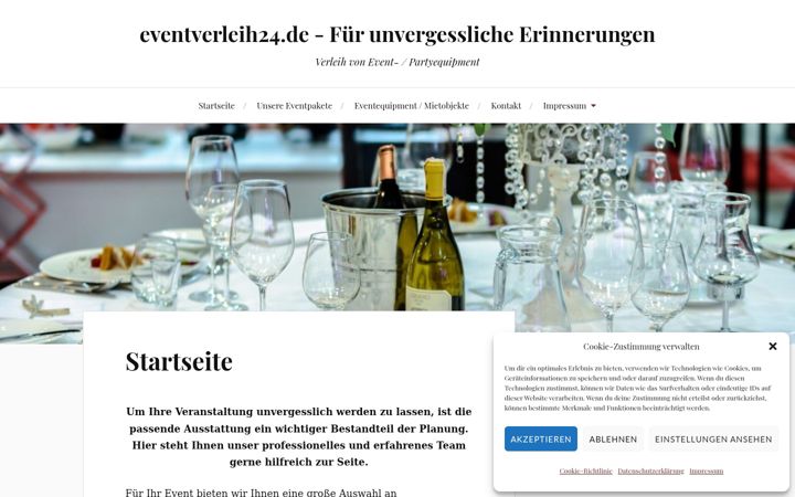 Screenshot of eventverleih24.de