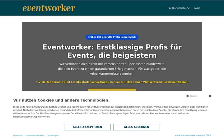 Captura de pantalla de eventworker.net