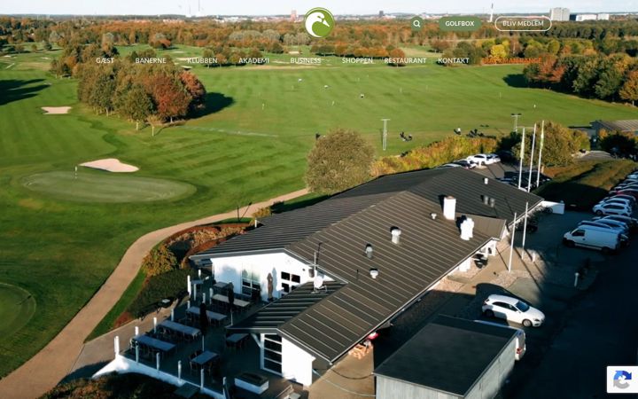 Ekrano kopija eventyrgolf.dk