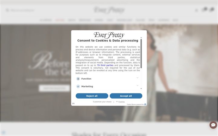 Screenshot of ever-pretty.co.uk