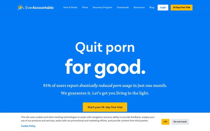 Screenshot of everaccountable.com