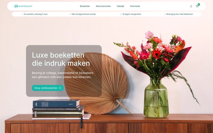Екранна снимка на everbloom.nl