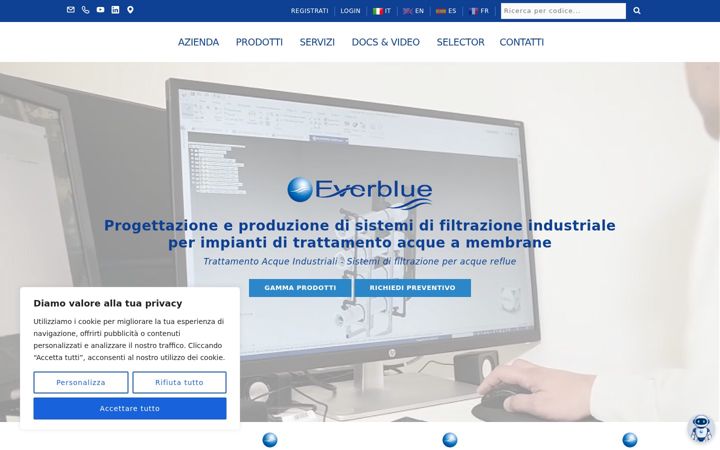 Screenshot of everblue.it