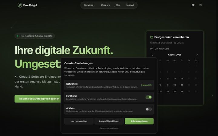 Screenshot of everbright-it.de