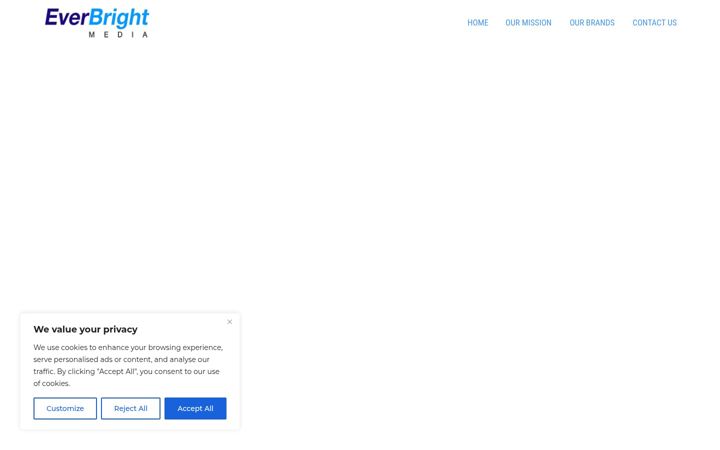 Screenshot of everbrightmedia.com