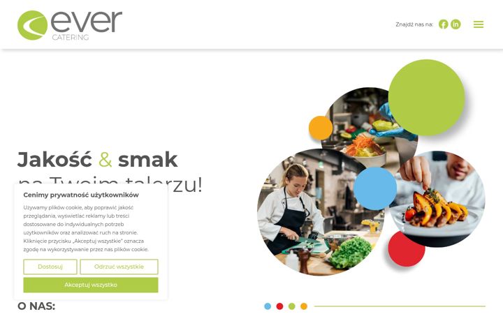 Screenshot of evercatering.com.pl