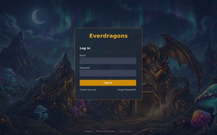 Screenshot of everdragons.com