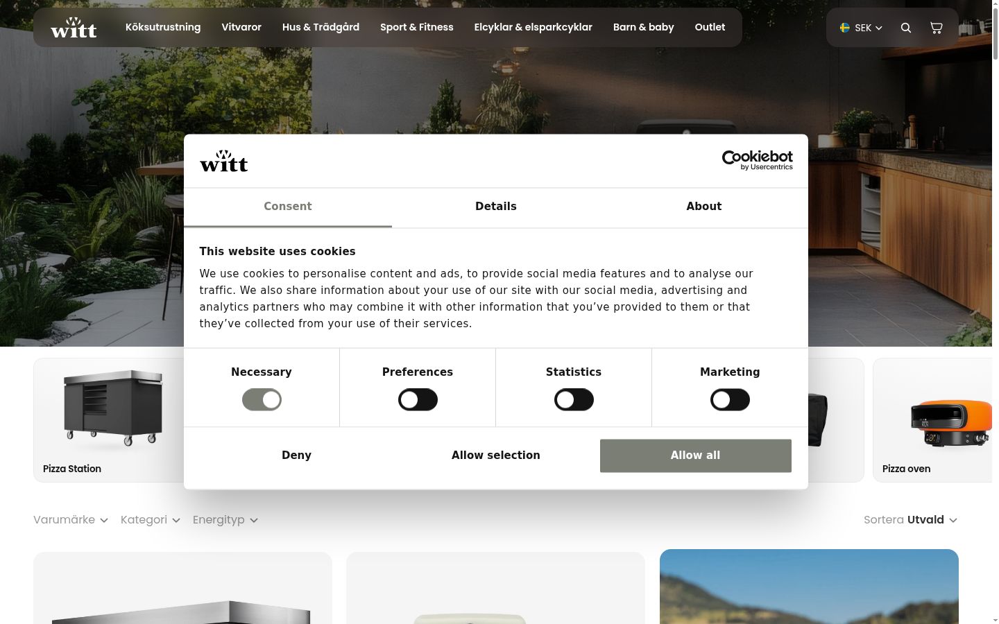 Screenshot tal-banner tal-kunsens muri qabel kwalunkwe interazzjoni