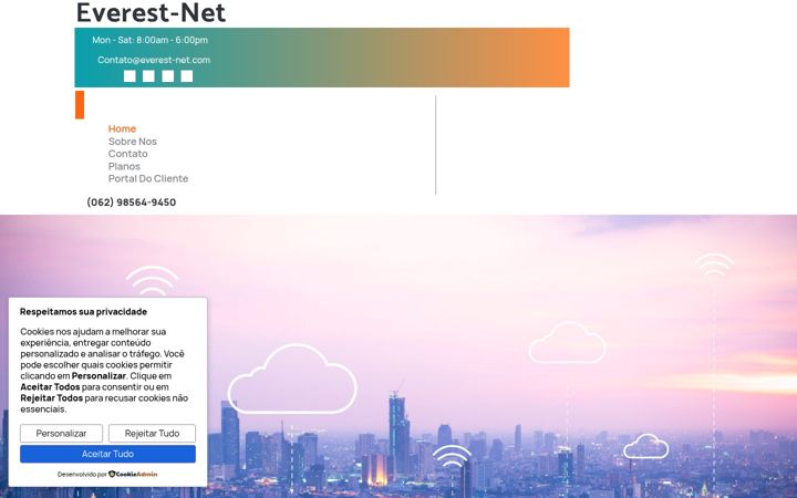 Screenshot of everest-net.com