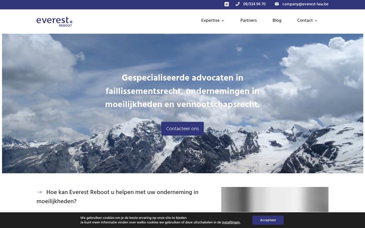 Snímek obrazovky everest-reboot.be