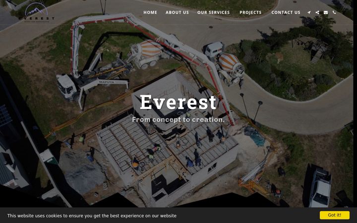 Screenshot of everestcon.org