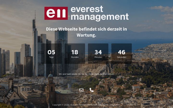 Screenshot of everestmanagement.de