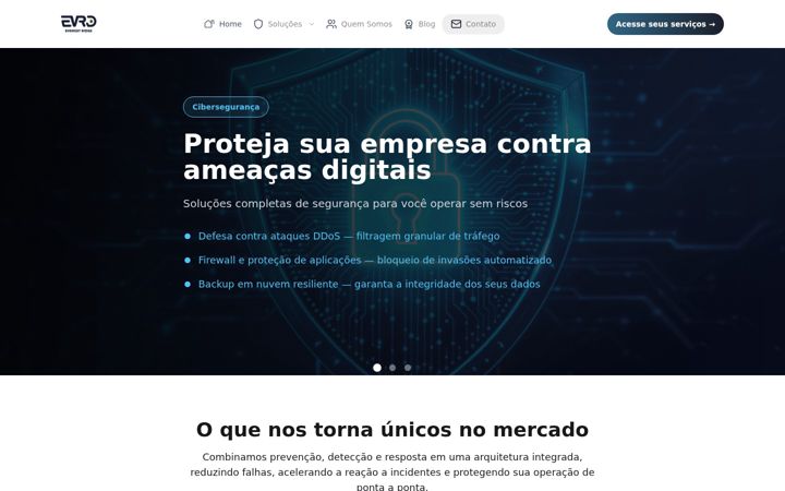 Screenshot di everestridge.com.br