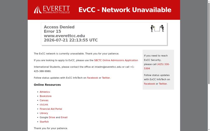 Screenshot of everettcc.edu