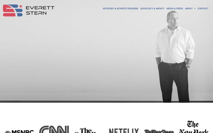 Screenshot of everettstern.com