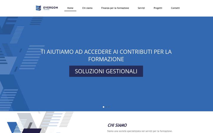 Screenshot of evergontraining.it